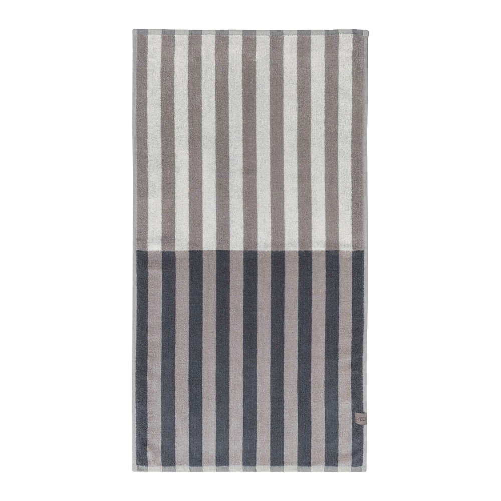 Modro-šedé ručníky z bio bavlny v sadě 2 ks 40x55 cm Disorder – Mette Ditmer Denmark v:1530620