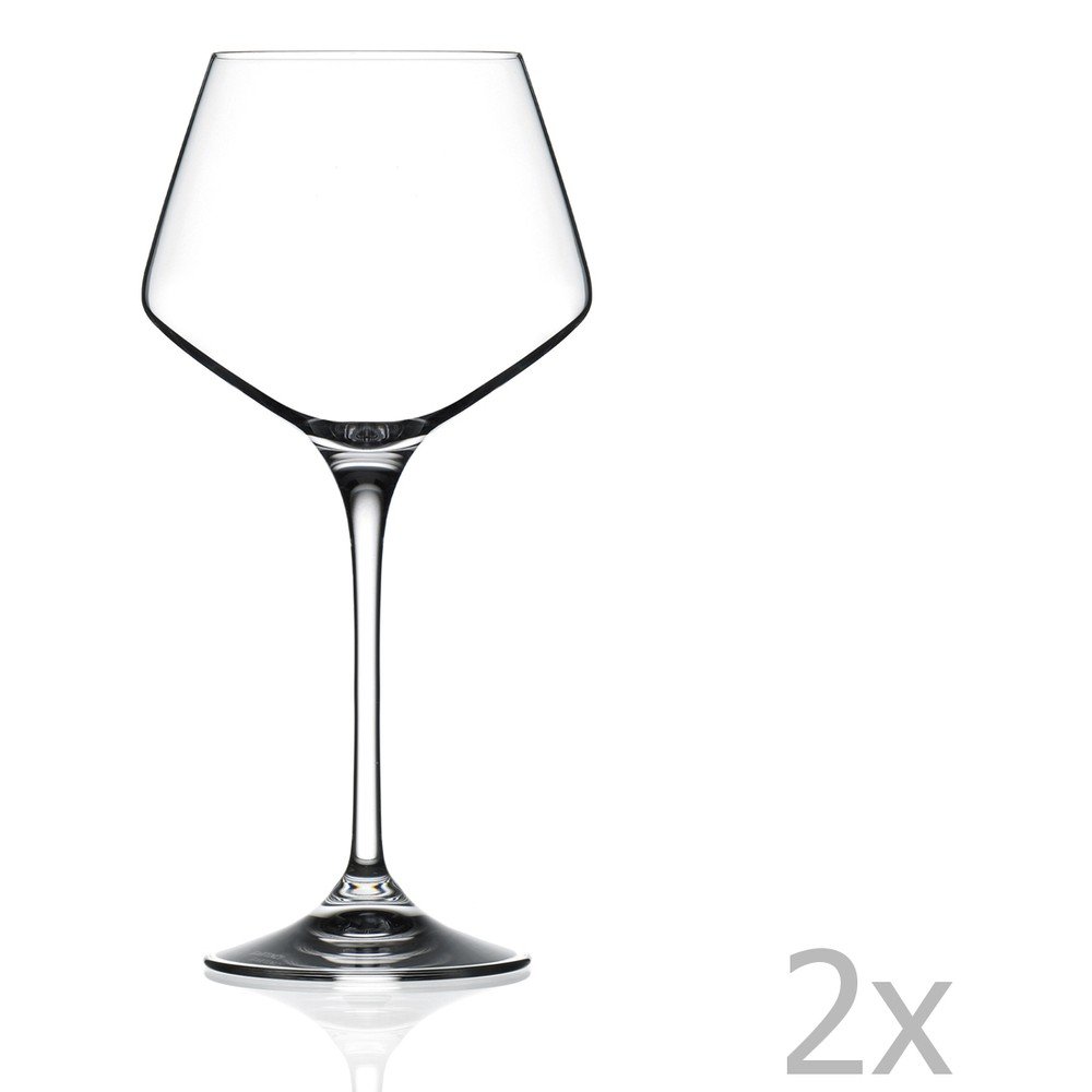 Sada 2 sklenic na víno RCR Cristalleria Italiana Giustina, 530 ml v:747500