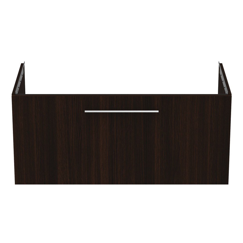 Tmavě hnědá závěsná skříňka pod umyvadlo v dekoru dubu 100x44 cm i.Life B – Ideal Standard v:1648112