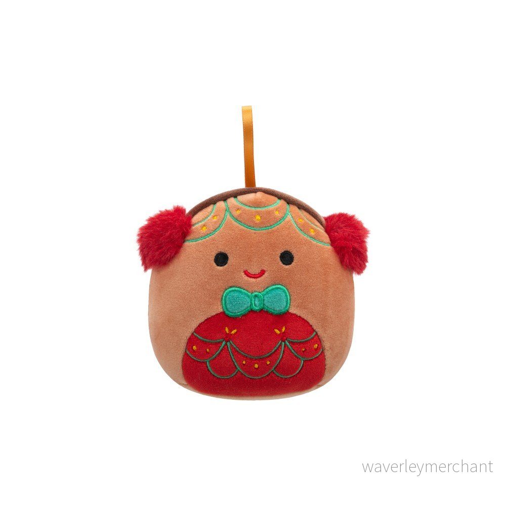 Textilní vánoční ozdoba ø 10 cm Gingerbread Nick – SQUISHMALLOWS v:1708044
