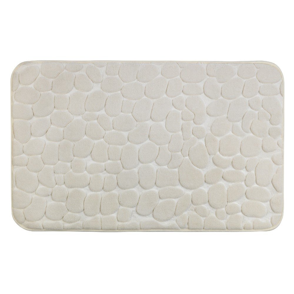 Béžová koupelnová předložka s paměťovou pěnou Wenko Beige, 80 x 50 cm v:1233468