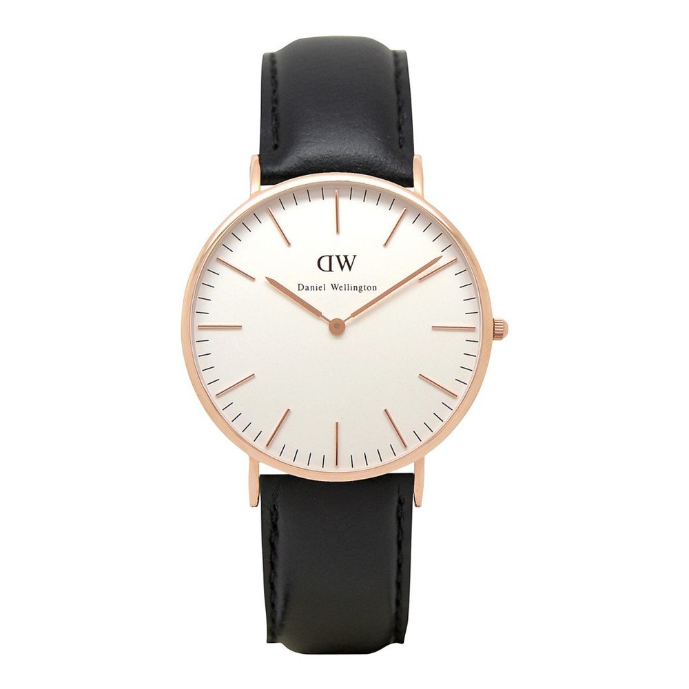 Pánské hodinky s koženým páskem Daniel Wellington Leeds v:736034