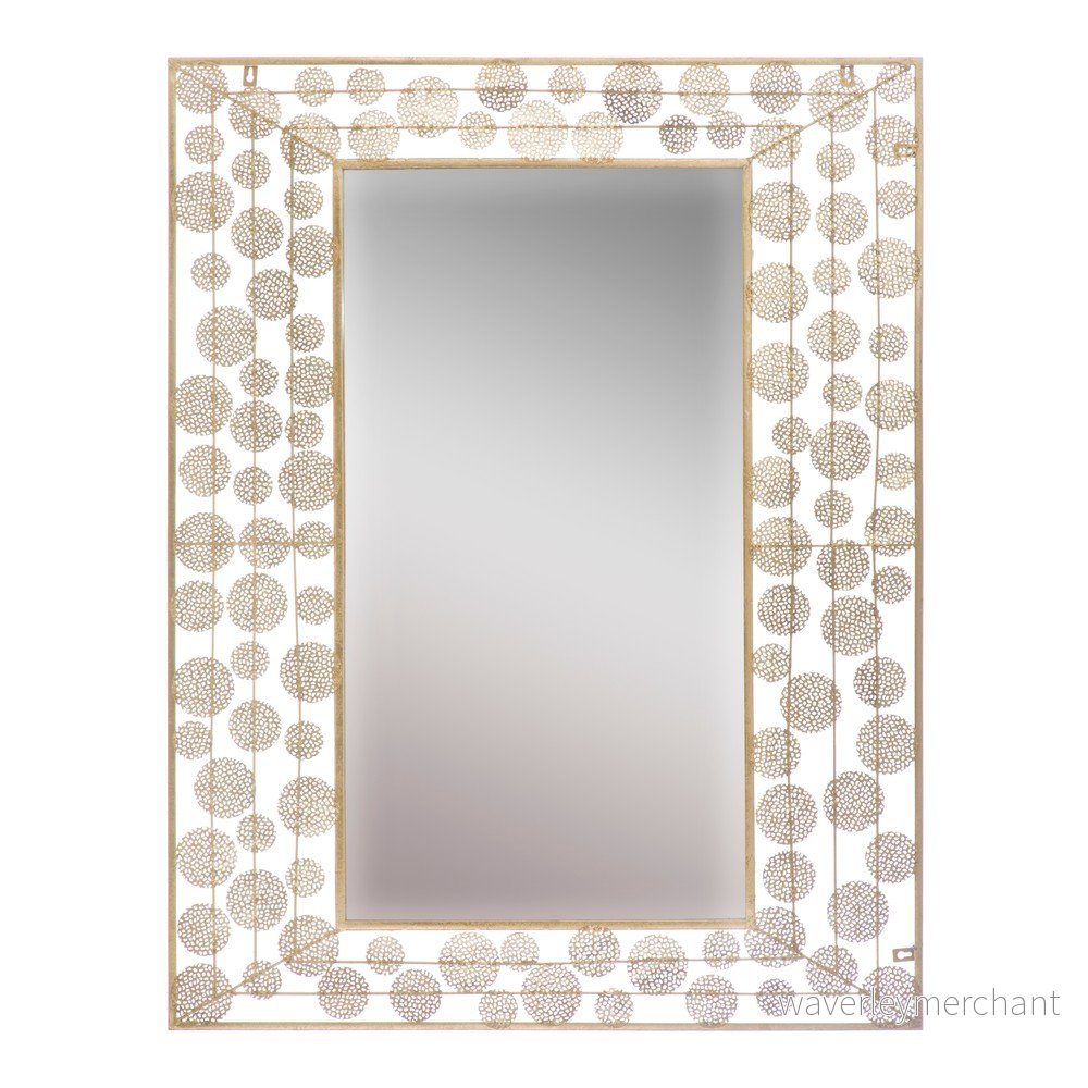 Nástěnné zrcadlo ve zlaté barvě Mauro Ferretti Dish Glam, 85 x 110 cm v:1342299