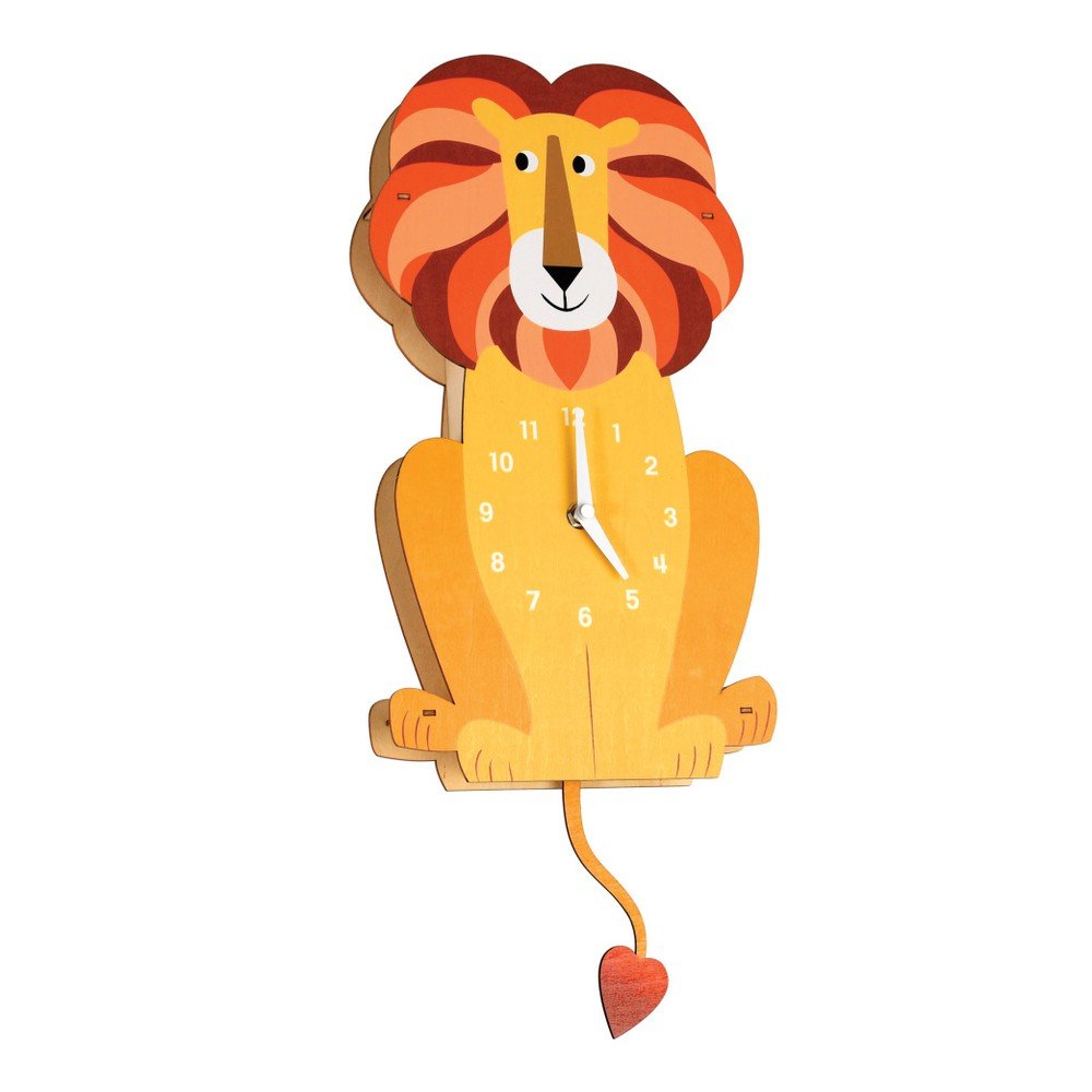 Dřevěné hodiny Rex London Charlie The Lion v:891512