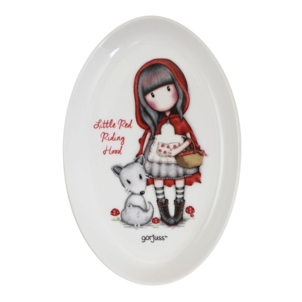 Porcelánový oválný talíř Gorjuss Little Red Riding Hood v:1286846