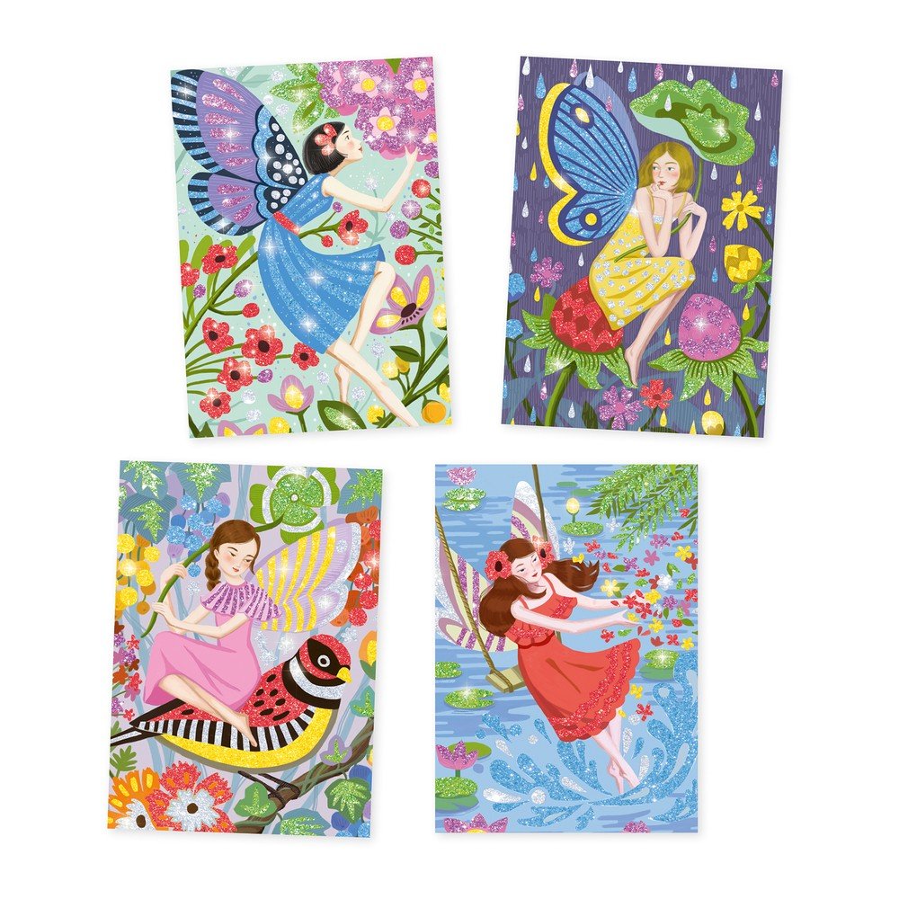 Výtvarný set na pískování Djeco Magical Fairies v:1358863