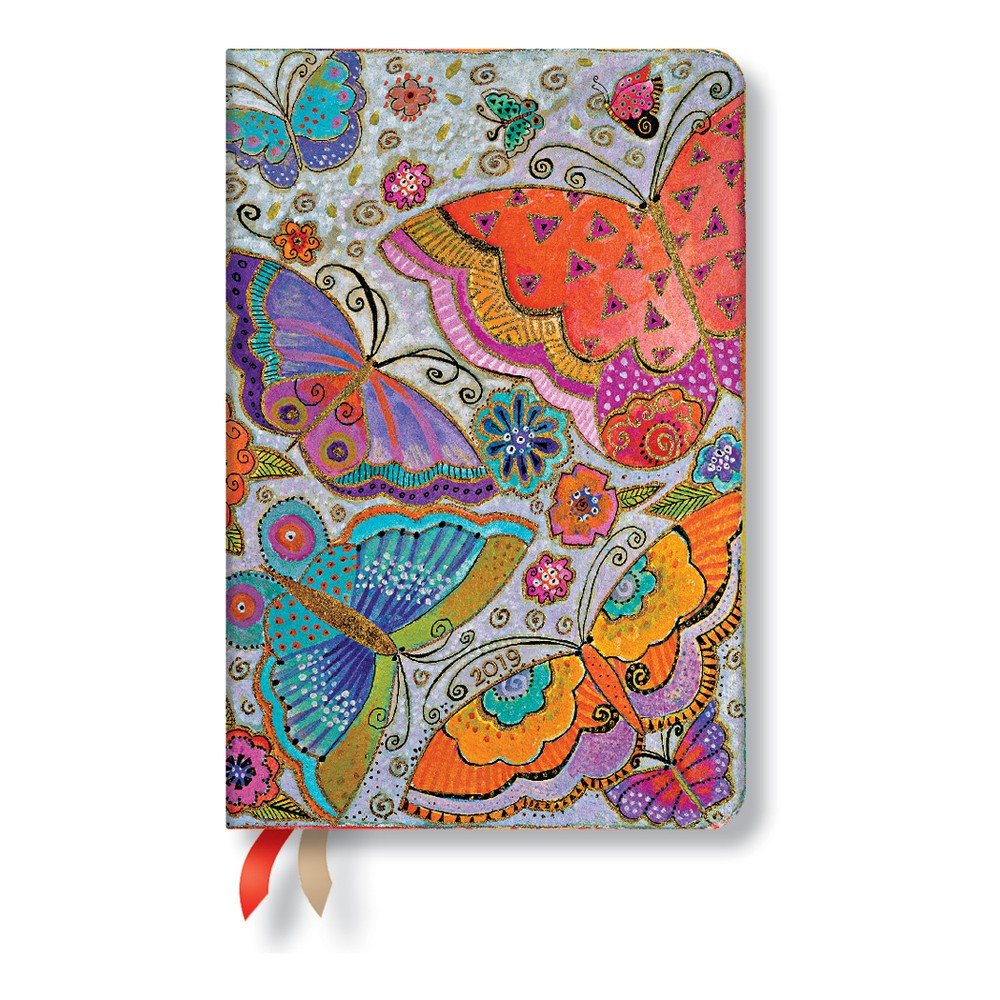 Diář na rok 2019 Paperblanks Flutterbyes Horizontal, 9,5 x 14 cm v:1135980