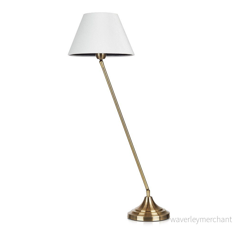 Stolní lampa v bílo-zlaté barvě Markslöjd Garda v:1209118