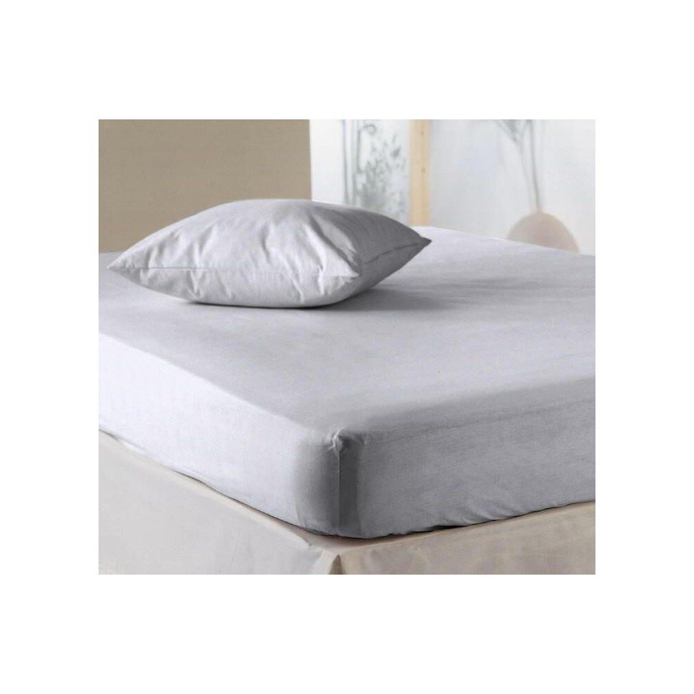 Prostěradlo Descanso Jersey White, 140x200 cm v:713980