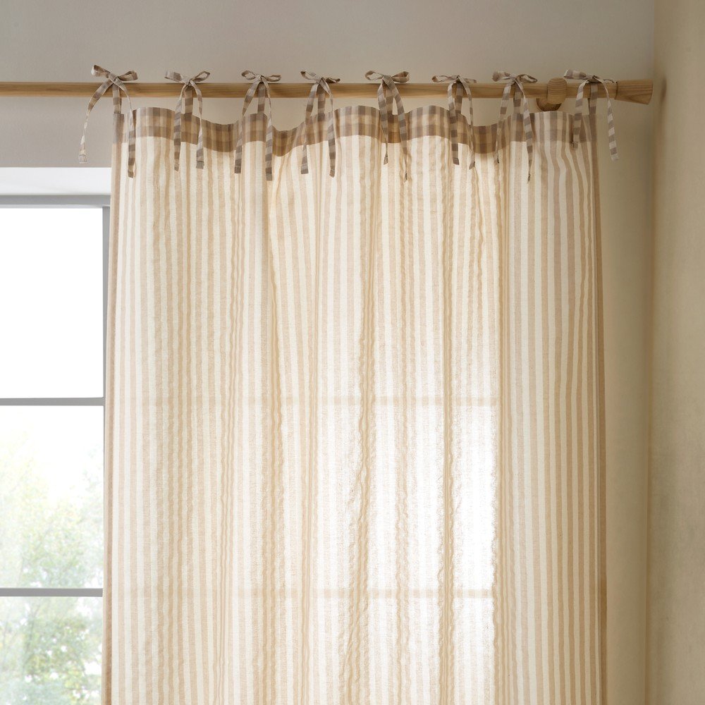 Béžový závěs 140×183 cm Zanzibar Woven Stripe – Pineapple Elephant v:1900360 Béžový závěs 140×183 cm Zanzibar Woven Stripe – Pineapple Elephant v:1900360