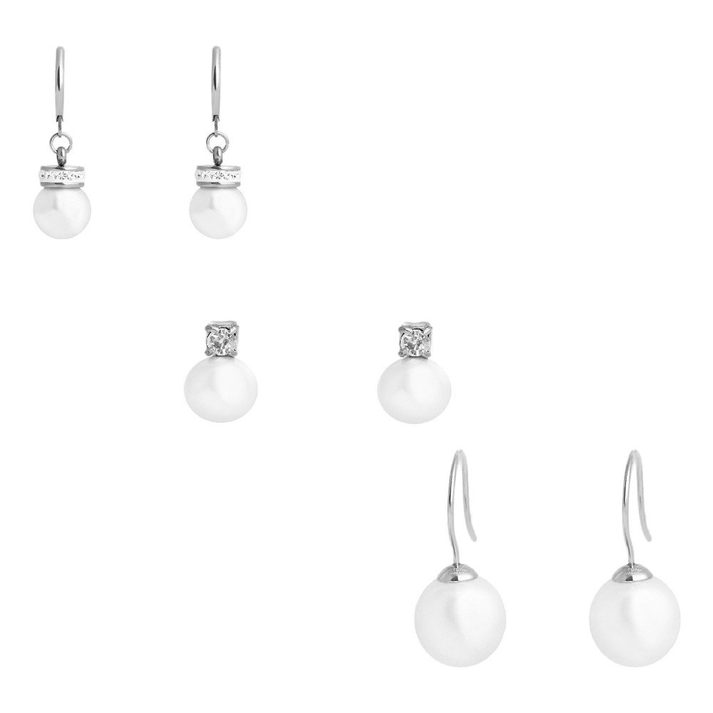 Set náušnic z chirurgické oceli Victoria Walls Silver Clichy v:728850