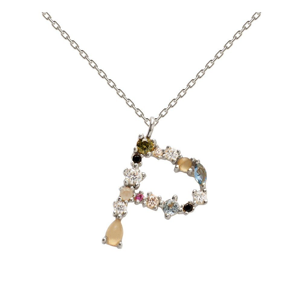 Stříbrný náhrdelník PD PAOLA Monogram P v:1353229