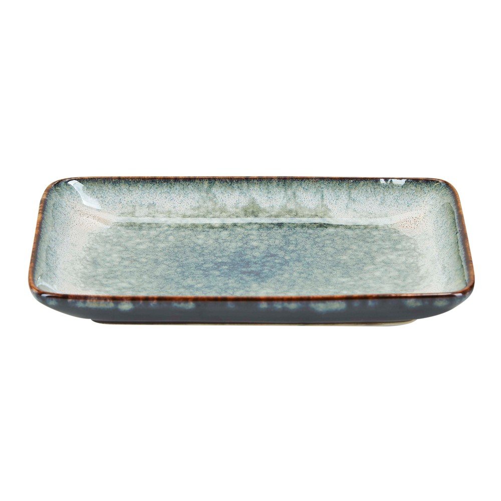 Zelený kameninový talíř Bahne & CO Ocean, 19 x 12 cm v:1434583
