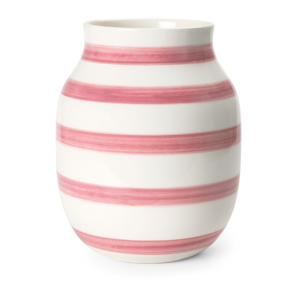 Bílo-růžová keramická váza Kähler Design Omaggio, výška 20 cm v:1427327