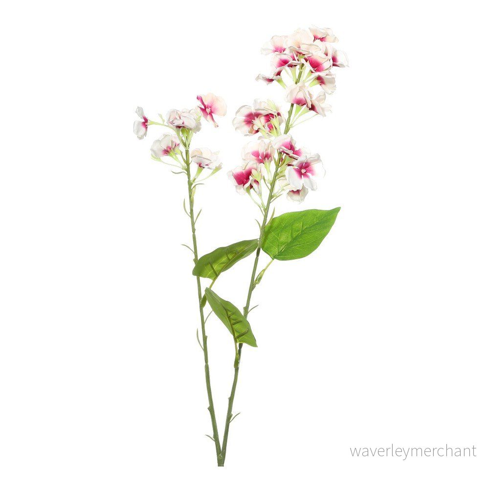 Umělá květina s krémovo-růžovými květy Ixia Atieno, výška 76 cm v:853190