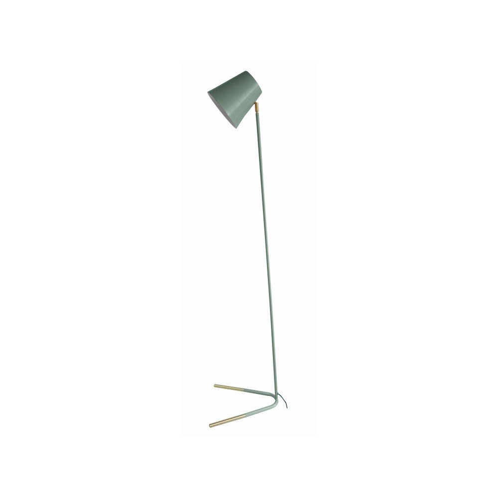 Zelená volně stojící lampa s detaily ve zlaté barvě Leitmotiv Noble v:1178880