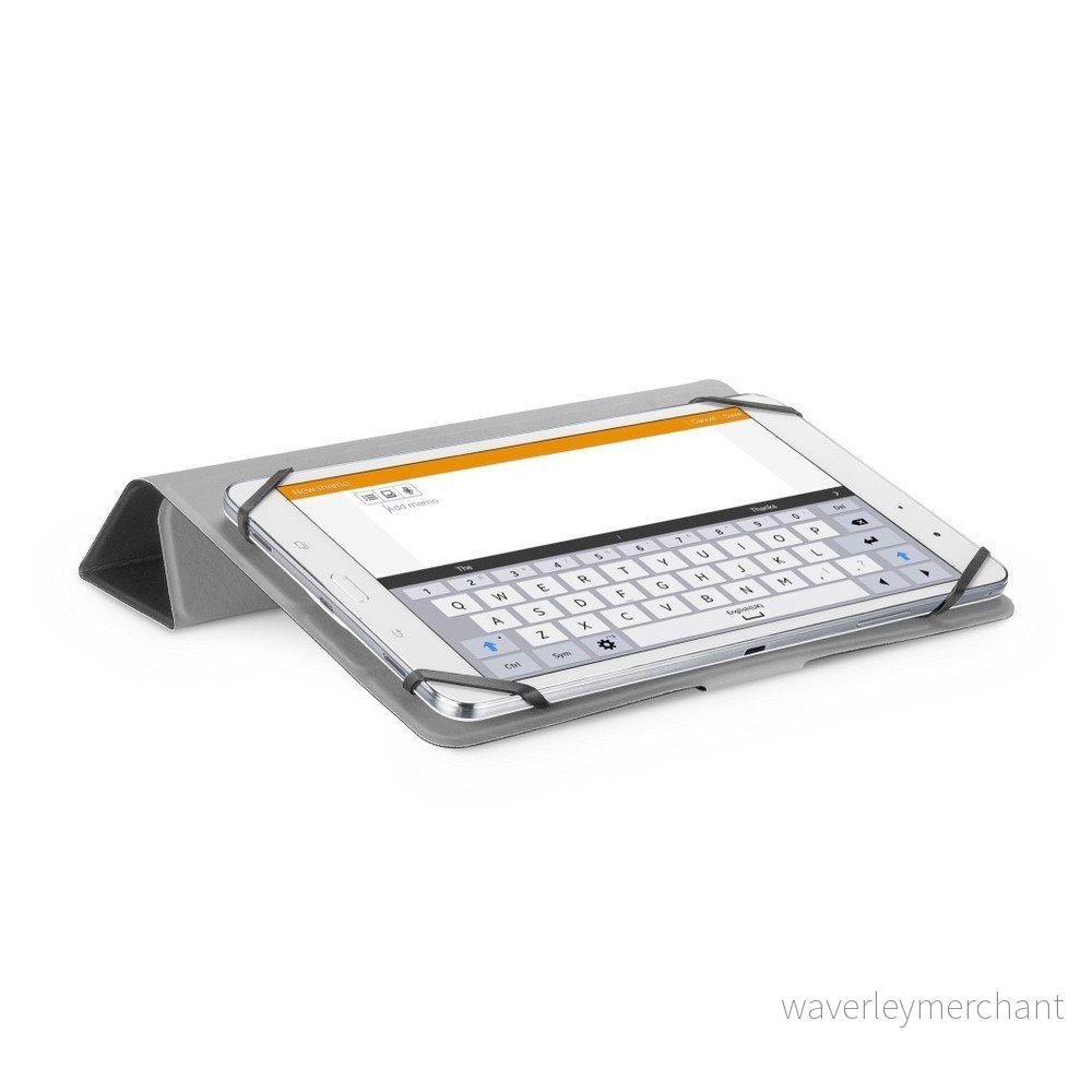 Černé univerzální tabletové pouzdro se stojánkem Cellularline CLICKCASE, 8,4" v:708246