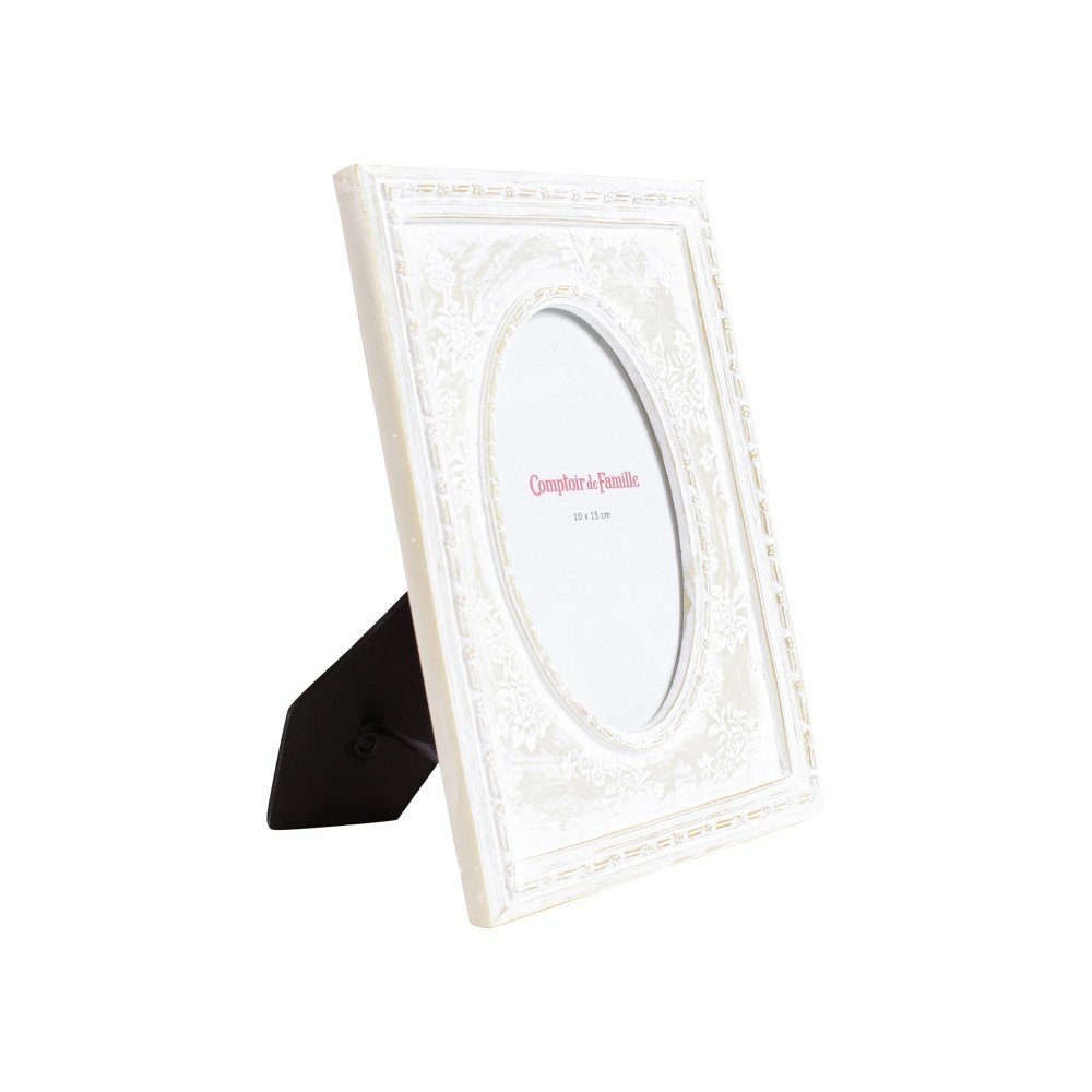Bílý fotorámeček Comptoir de Famille Dentelle, 17,9 x 22,3 cm v:875752 Bílý fotorámeček Comptoir de Famille Dentelle, 17,9 x 22,3 cm v:875752