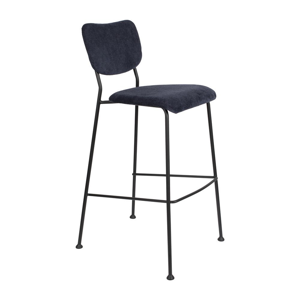 Tmavě modré barové židle v sadě 2 ks 102 cm Benson – Zuiver v:1333818