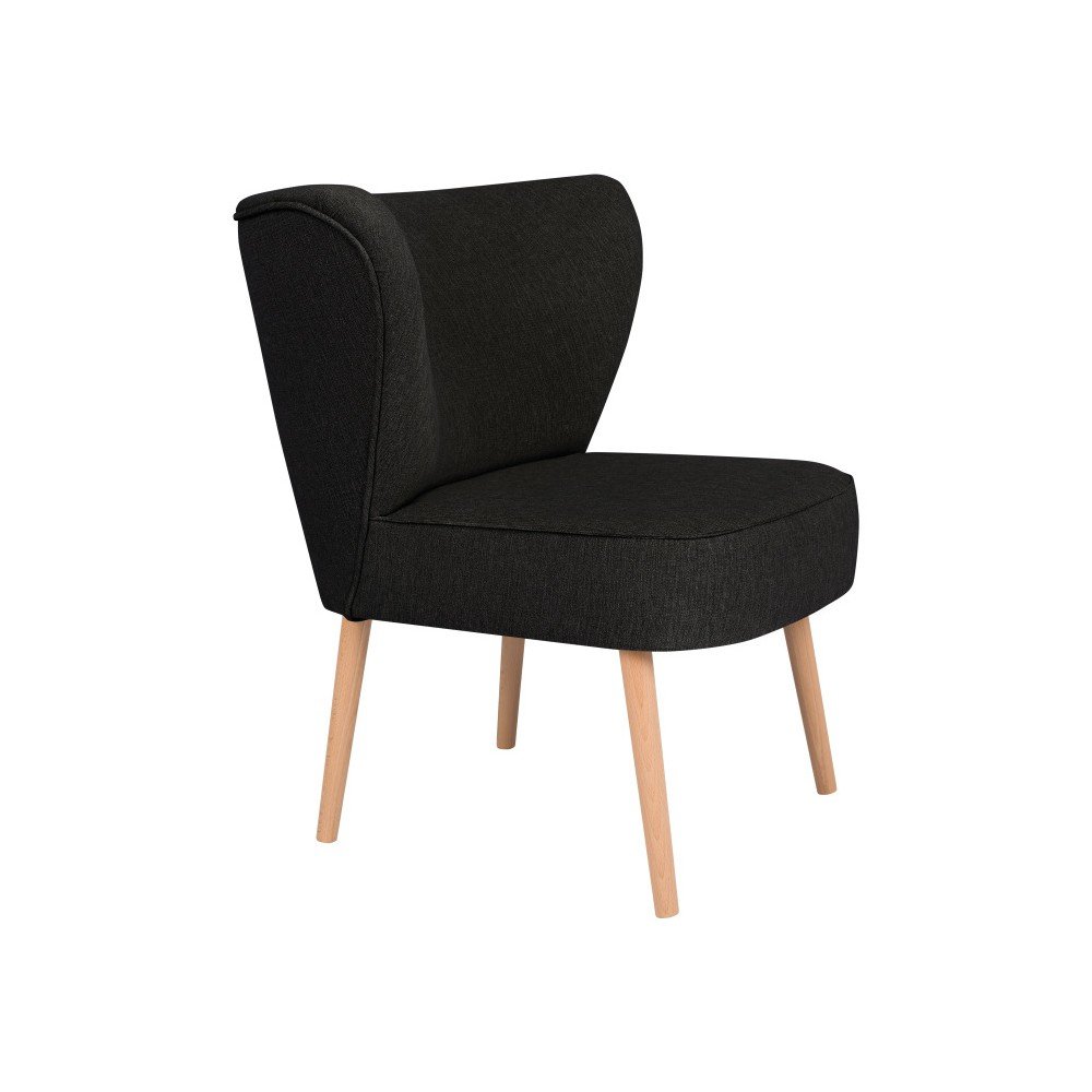 Černé křeslo Cosmopolitan design Matteo v:962644