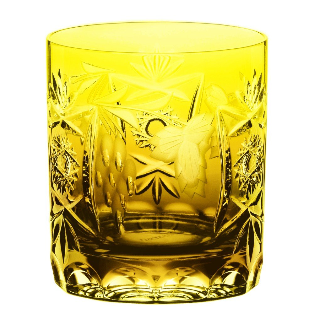 Oranžová sklenice na whisky z křišťálového skla Nachtmann Traube Whisky Tumbler Amber, 250 ml v:1318468