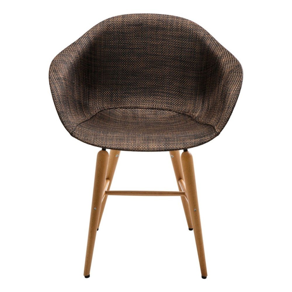 Sada 4 hnědých jídelních židlí Kare Design Forum Armrest v:972734