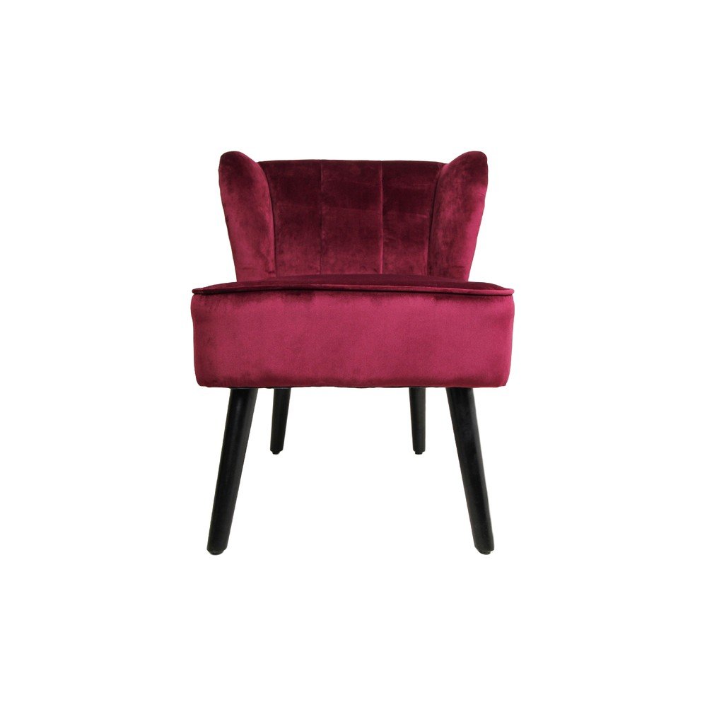 Červené sametové křeslo HMS collection Coctail v:1253696