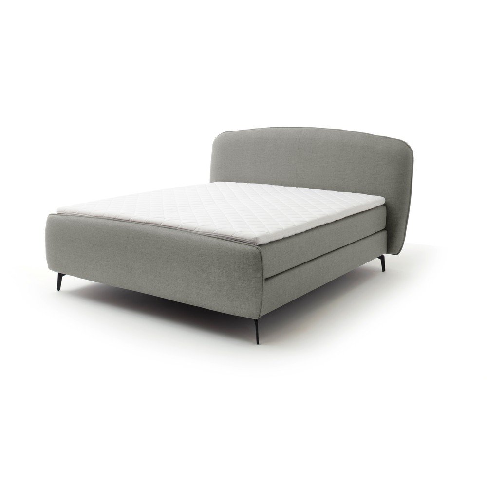 Světle šedá boxspring postel 160x200 cm Imola – Meise Möbel v:1513452
