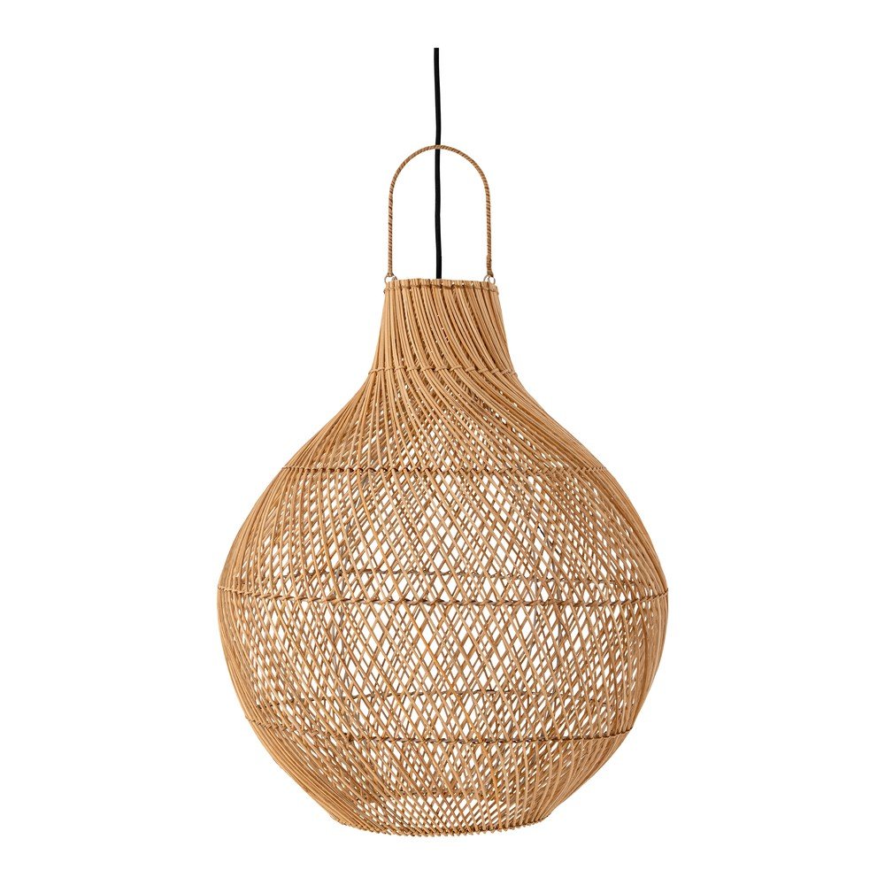 Závěsné svítidlo v přírodní barvě s ratanovým stínidlem ø 50 cm Canela – Bloomingville v:1626096