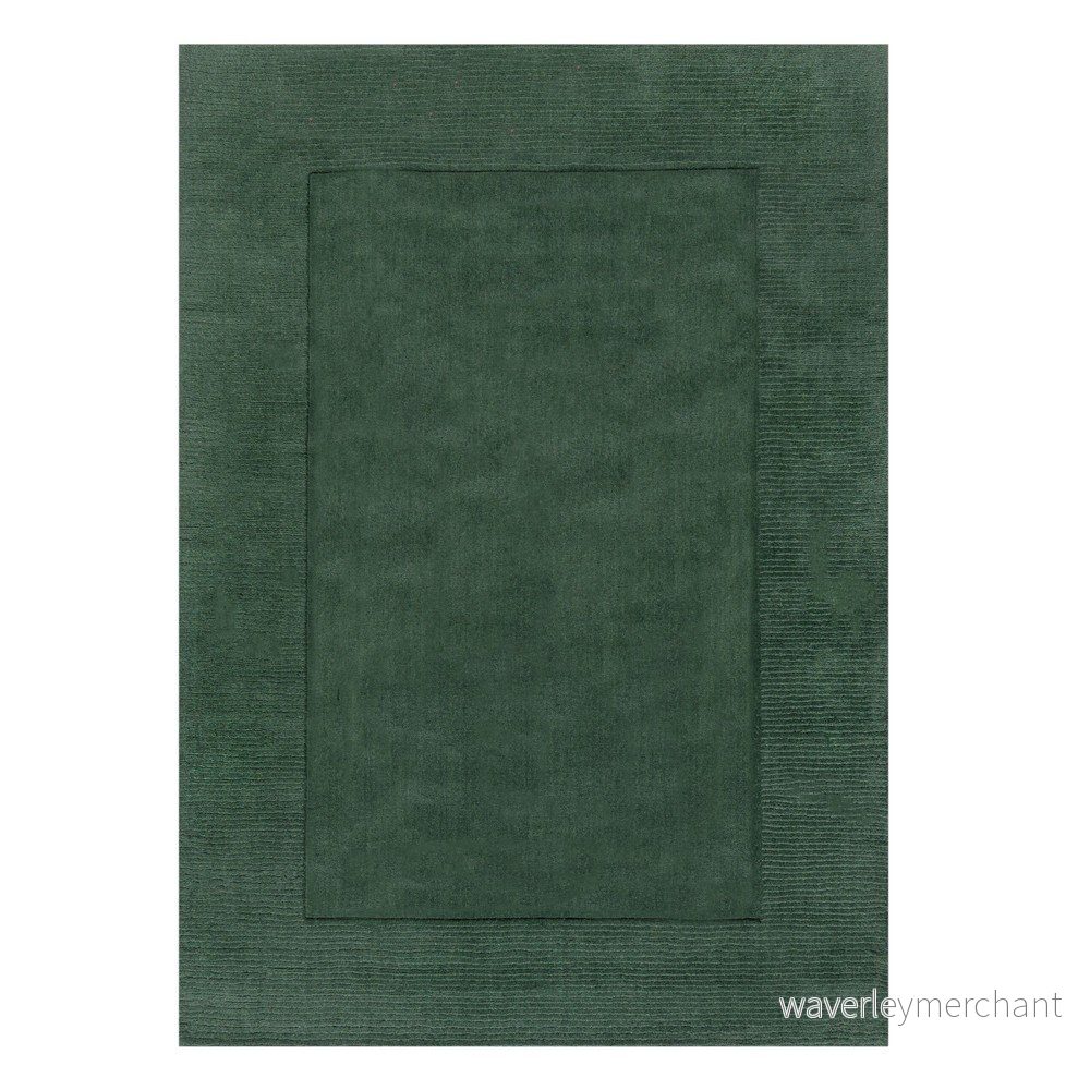Tmavě zelený vlněný koberec Flair Rugs Siena, 160 x 230 cm v:1446524