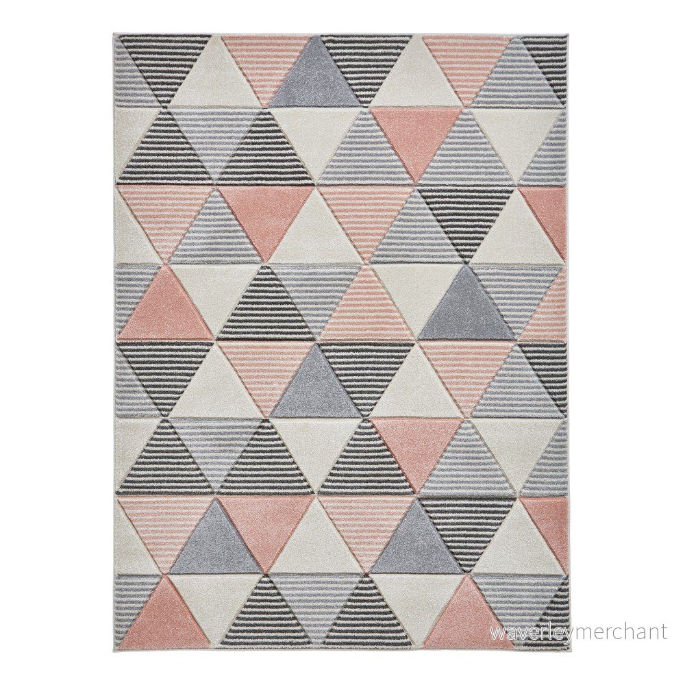 Šedorůžový koberec Think Rugs Matrix, 160 x 220 cm v:1316442