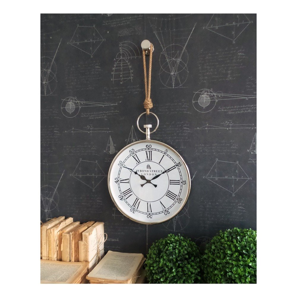 Nástěnné závěsné hodiny Orchidea Milano Wall Clock London City Puro, ⌀ 30 cm v:1185400