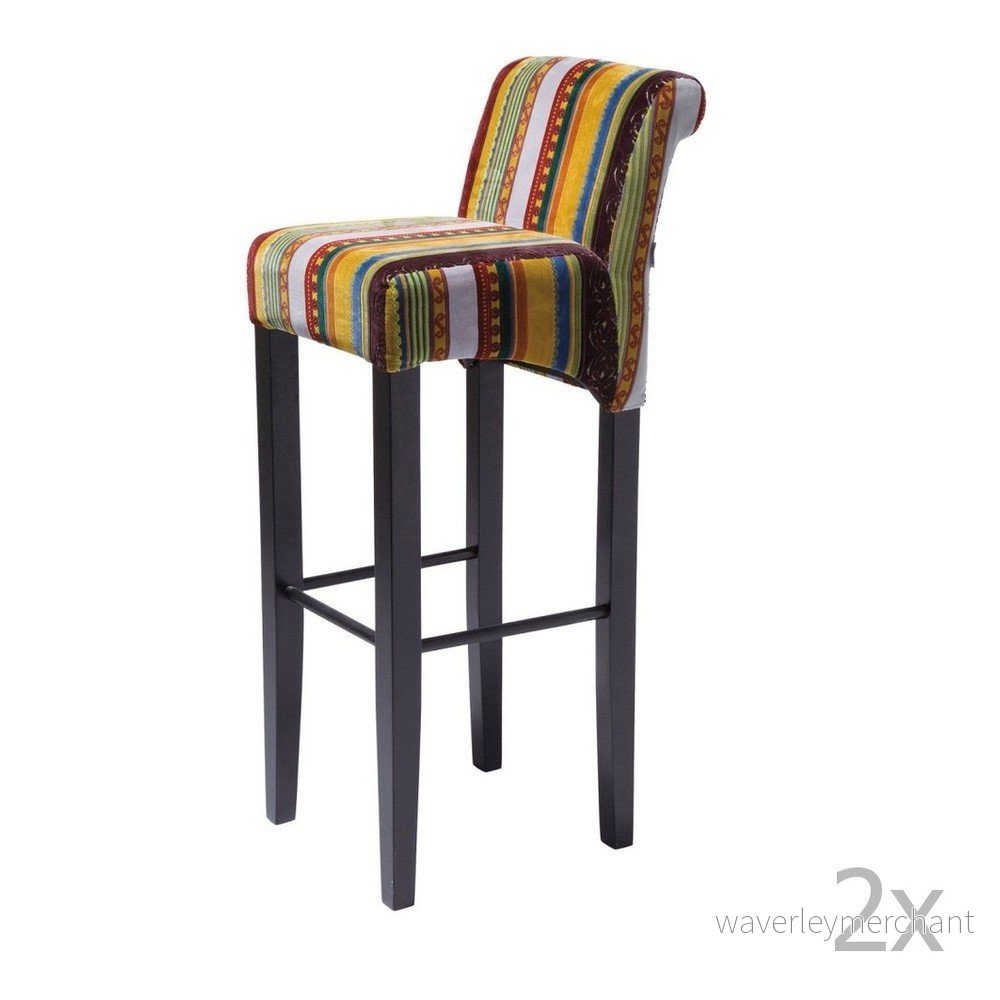 Sada 2 barových židlí s podnožím z bukového dřeva Kare Design British v:973452