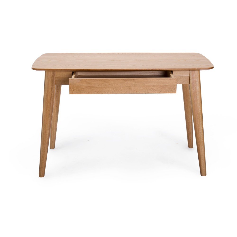 Psací stůl se zásuvkou a nohami z dubového dřeva Unique Furniture Rho, 120 x 60 cm v:1356069