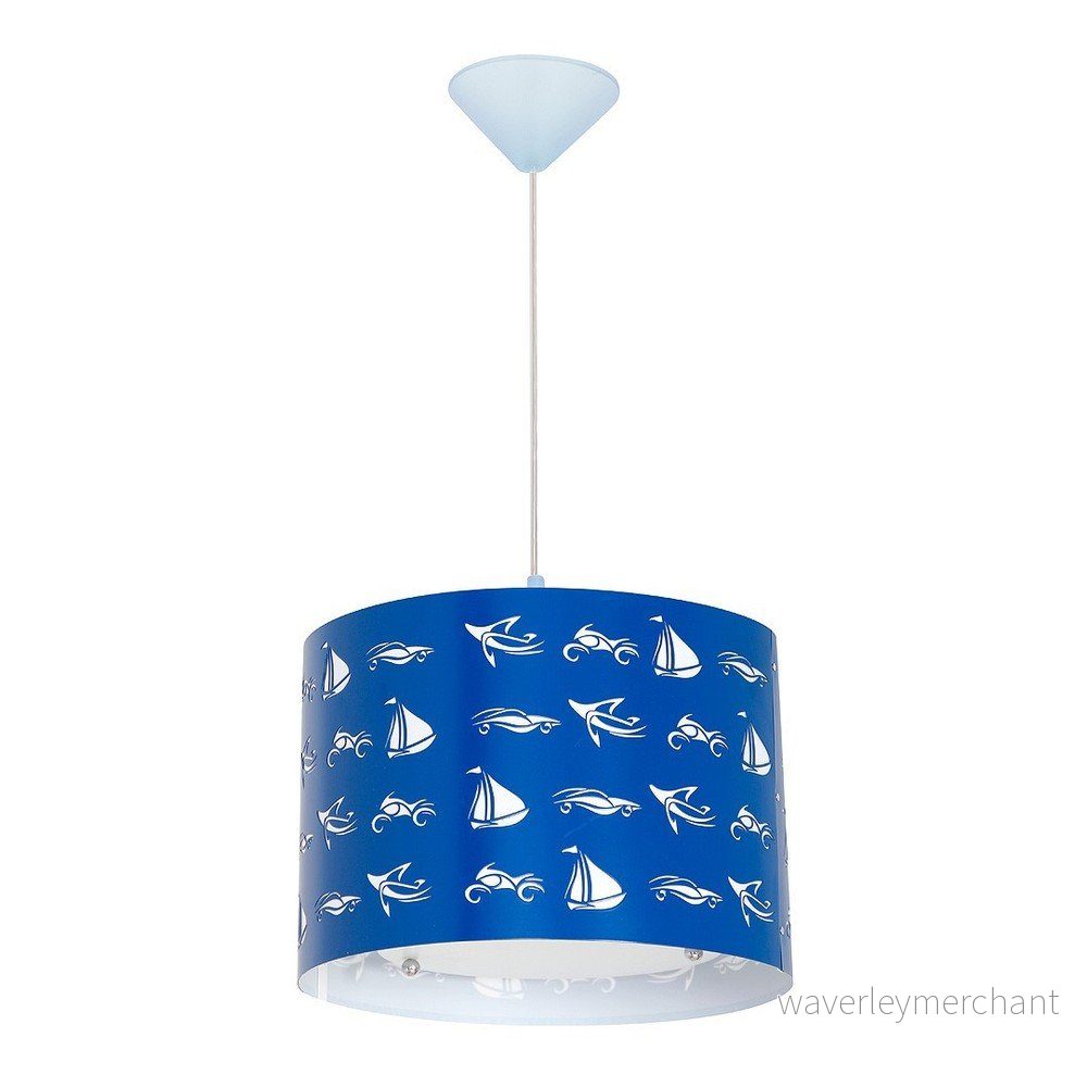 Závěsné svítidlo Glimte Pankracy Blue v:1200860
