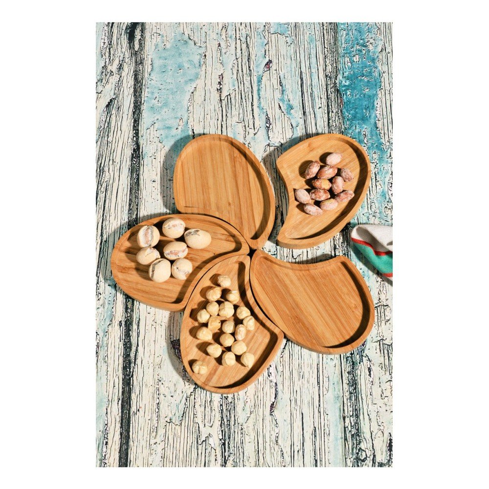 Bambusový podnos Kutahya Snacks, Ø 27 x 1,6 cm v:1026150