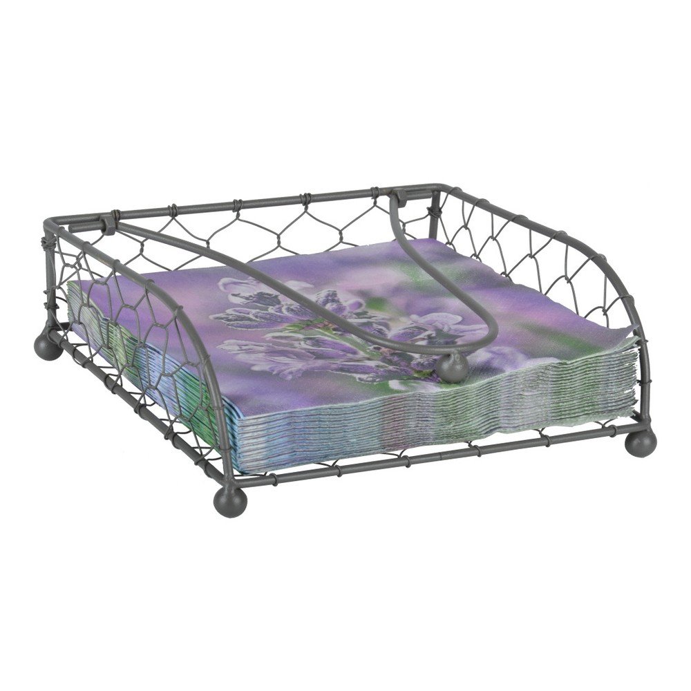 Kovový stojánek na ubrousky Esschert Design Nice v:996380