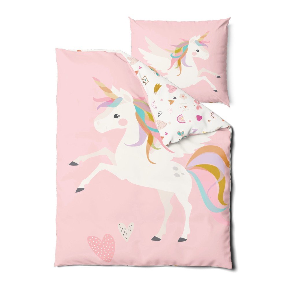 Bavlněné dětské povlečení na jednolůžko 140×200 cm Unicorn – Bonami Selection v:1418801 Bavlněné dětské povlečení na jednolůžko 140×200 cm Unicorn – Bonami Selection v:1418801