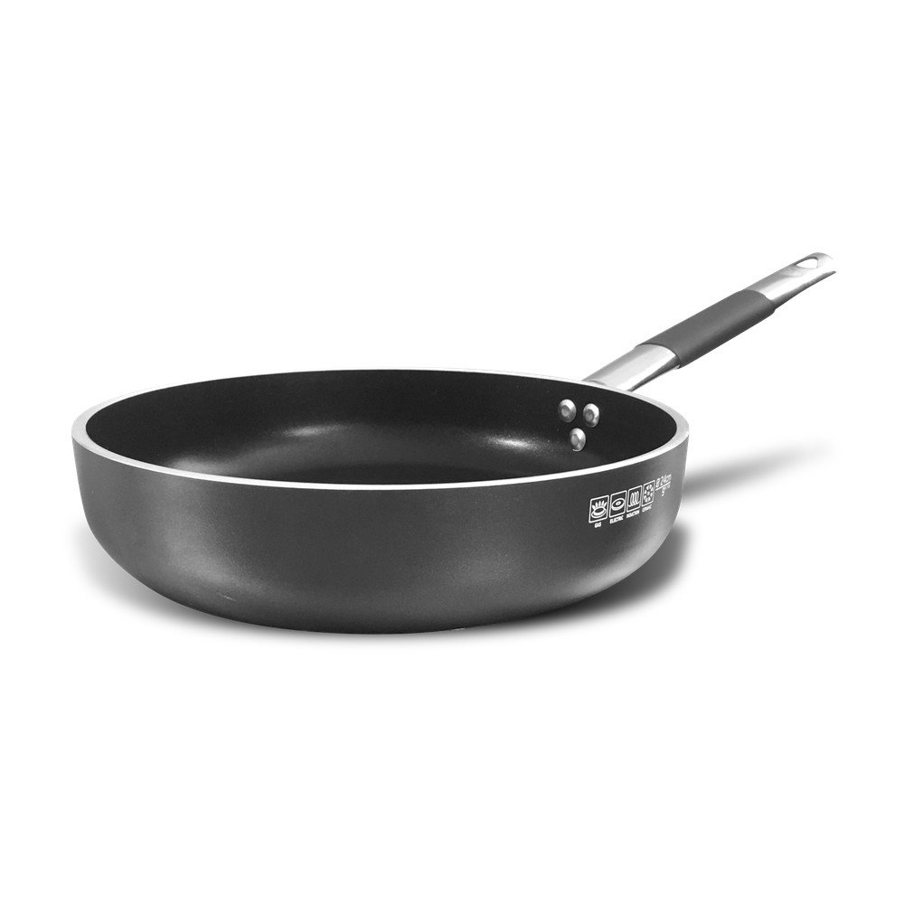 Hliníková pánev s nepřilnavým povrchem Pentole Agnelli Al Black, ø 24 cm v:1384633