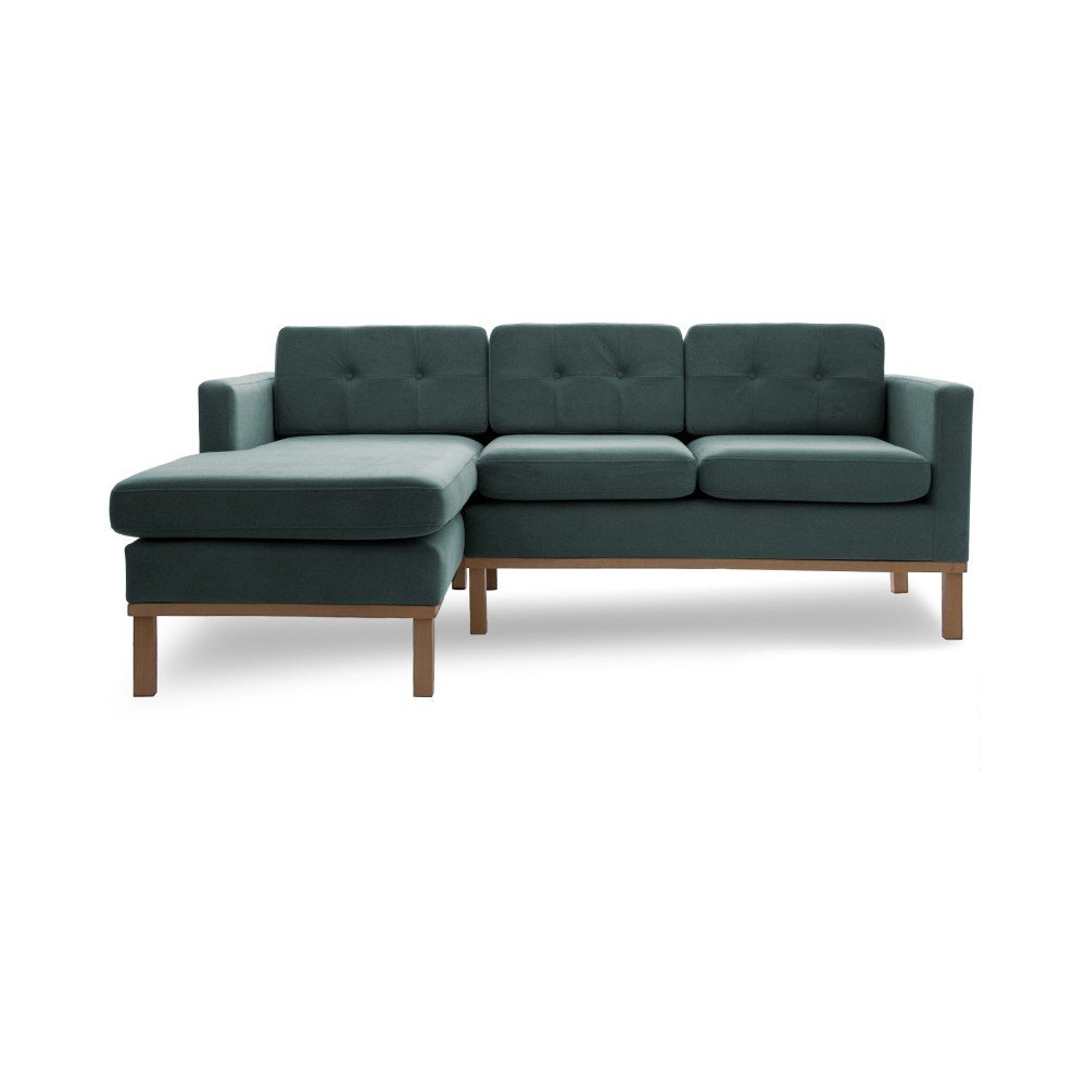 Modrá rohová pohovka Vivonita Johan, levý roh v:1062124