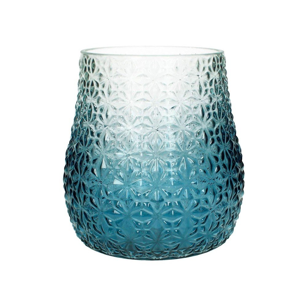 Modro-bílá váza HF Living, 23 cm v:969852