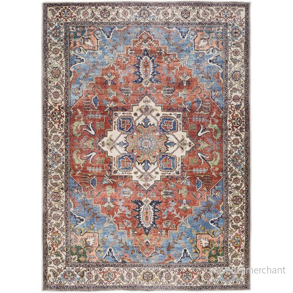 Hnědo-červený koberec s podílem bavlny Universal Haria, 120 x 170 cm v:1391243