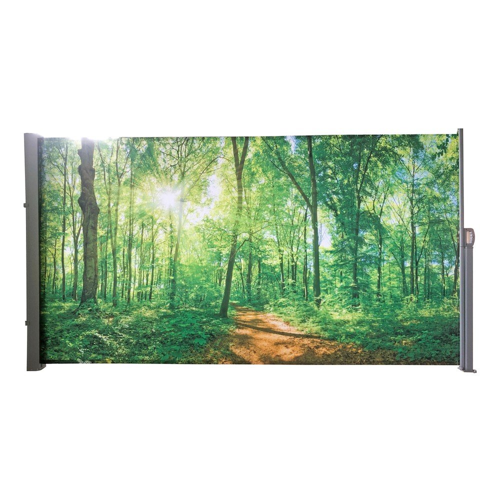 Zelená kovovo-látková balkonová zástěna 300x160 cm – Garden Pleasure v:1665150