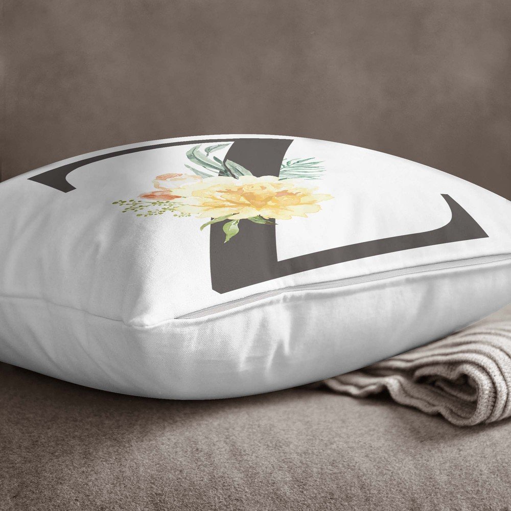 Povlak na polštář Minimalist Cushion Covers Floral Alphabet Z, 45 x 45 cm v:1340269