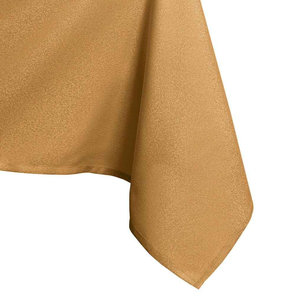 Hořčicově hnědý ubrus v kruhovém tvaru AmeliaHome Empire Gold Round, ⌀ 130 cm v:1320374
