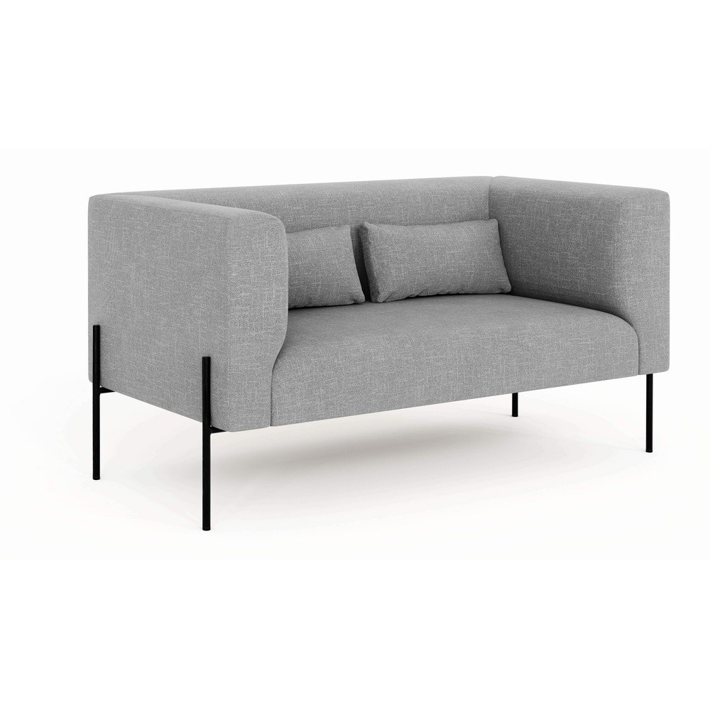 Světle šedá pohovka Milo Casa Nina, 142 cm v:1325874