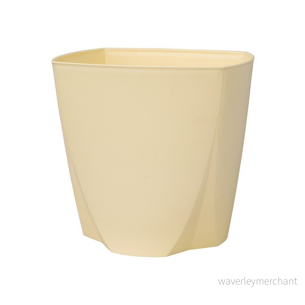 Světle žlutý květináč Plastia Camay Vanilla, ø 20,5 cm v:1145494
