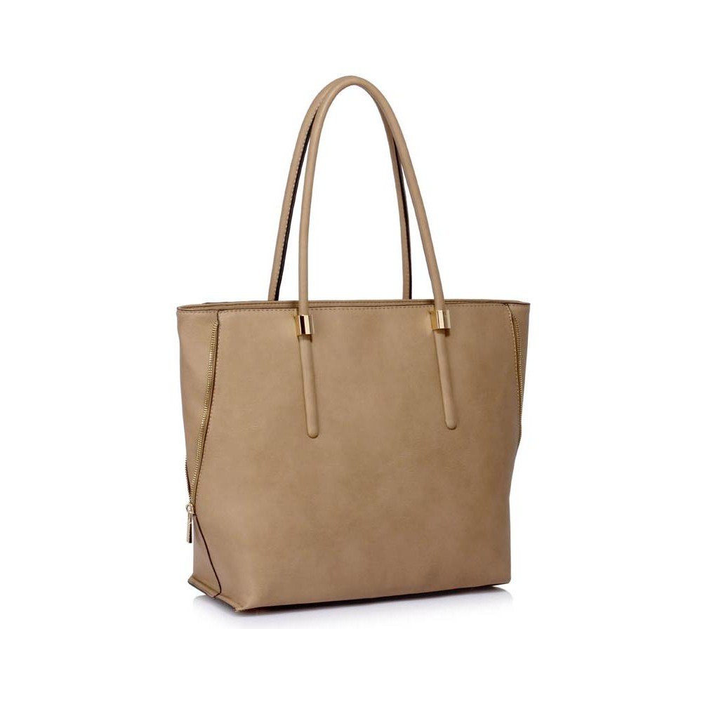 Béžová kabelka L&S Bags Kanola v:985662