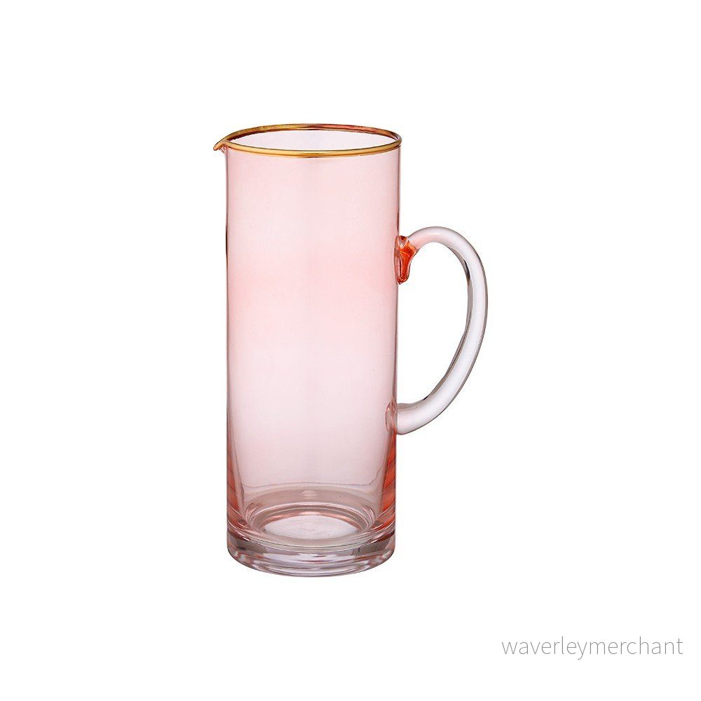 Růžový skleněný džbán Ladelle Chloe, 1,65 l v:1393959