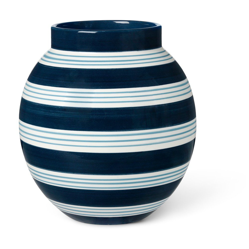Tmavě modro-bílá keramická váza Kähler Design Nuovo, výška 20,5 cm v:1394977